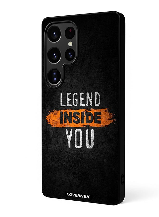 Covernex Samsung Galaxy S25 Ultra Protective Case Cover Printed Featuring Legend Inside You - Image 1